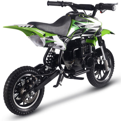 50cc 2-Stroke Kids Gas Dirt Bike – Up to 25 MPH – Beginner Friendly – Green