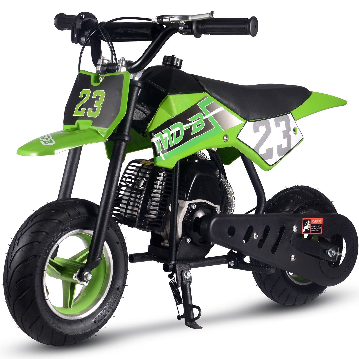 50cc 2-Stroke Kids Gas Dirt Bike – Beginner Friendly, Up to 25 MPH – Green